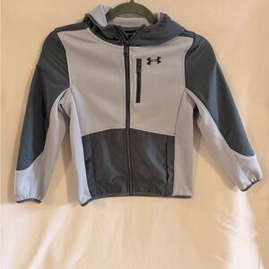 Under Armour Kids Two-Tone Gray Zip Up